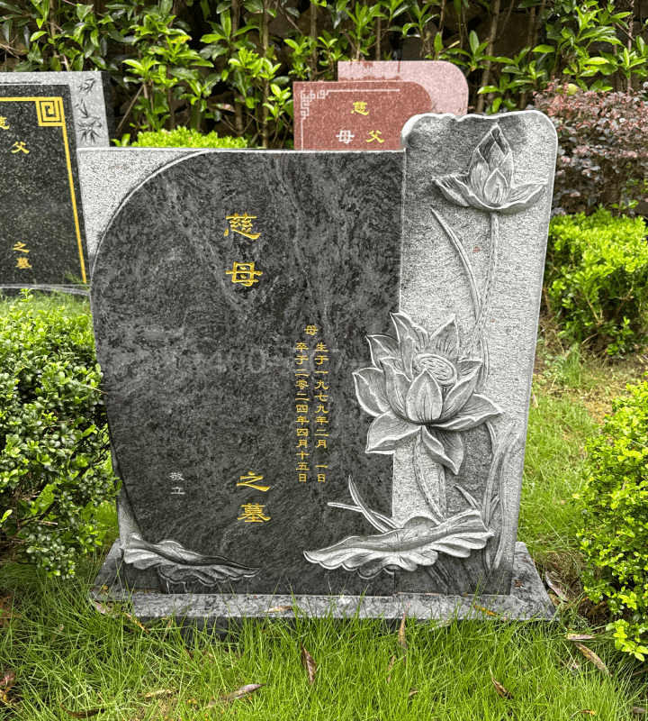 杭州竹茶园公墓官网传统立碑墓型9号