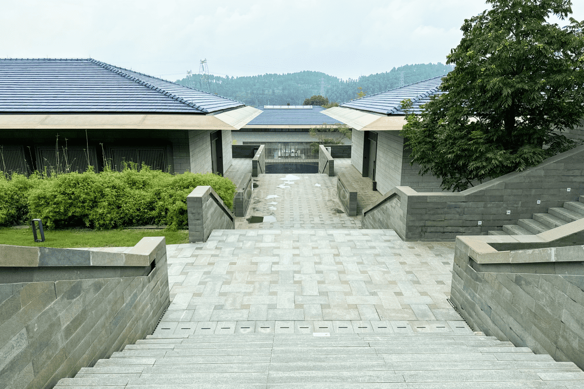 杭州竹茶园公墓建筑物